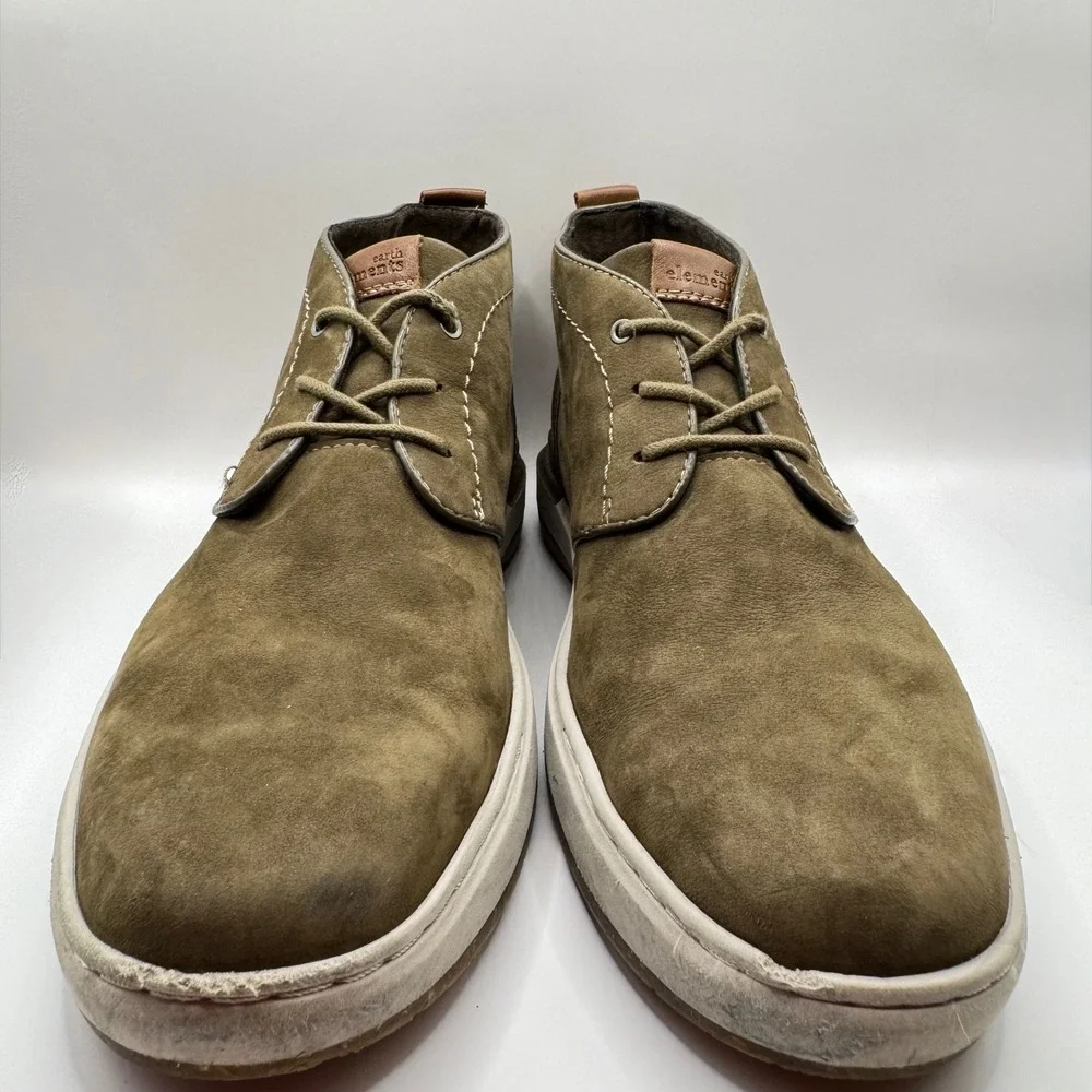 Earth Elements Abound Mens 11 Taupe Leather Suede Chukka Boots CBGP072021‎